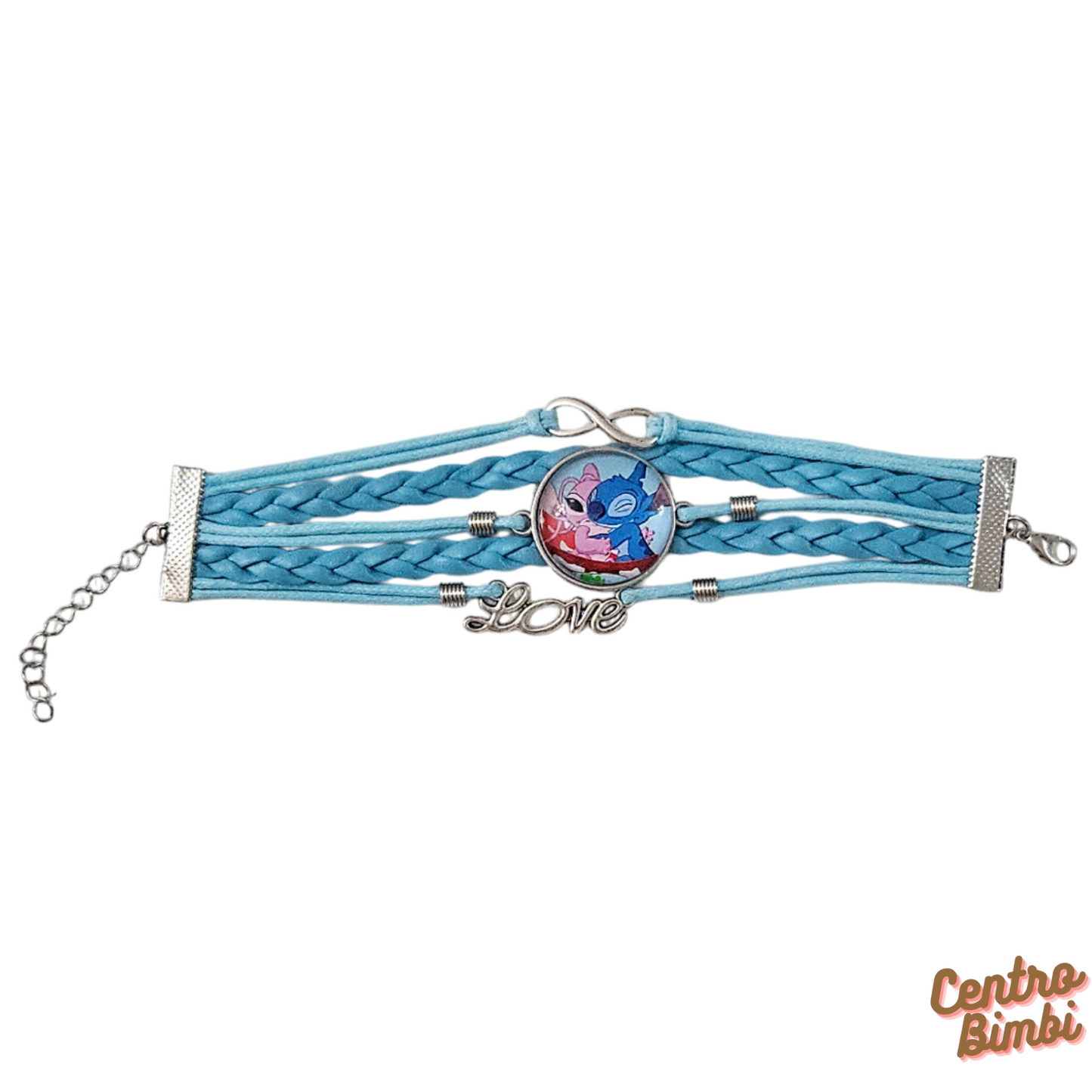 Braccialetto celeste Stitch