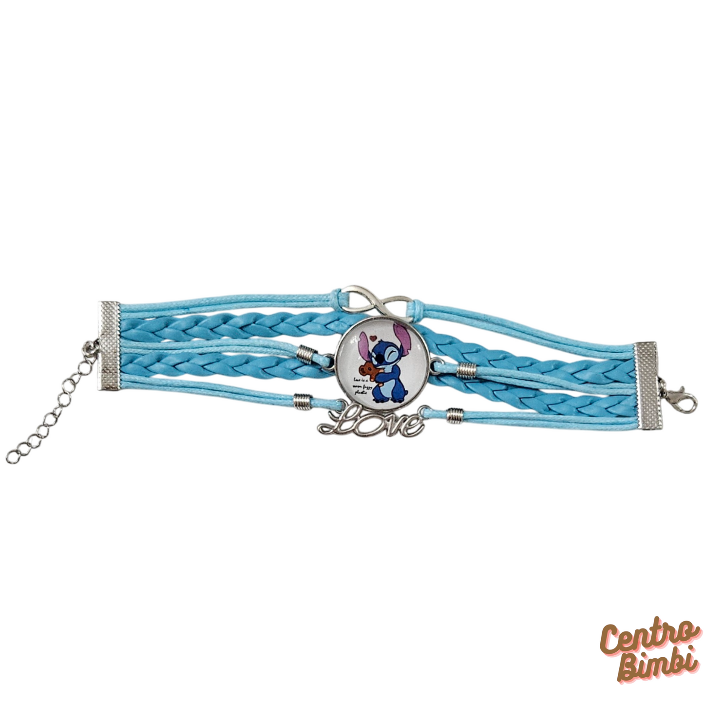 Braccialetto celeste Stitch